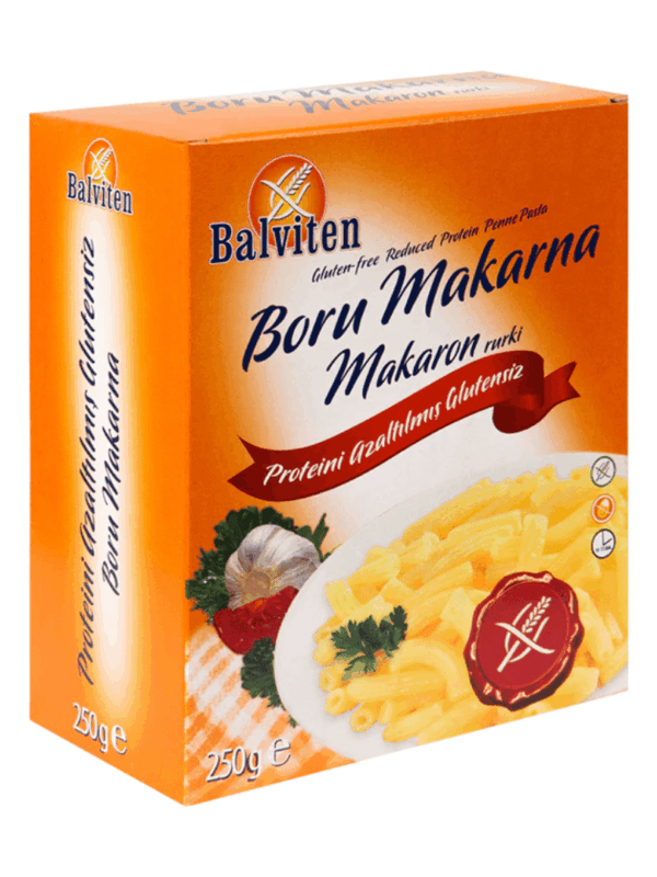 Balviten Glutensiz ve Düşük Proteinli Boru Makarna - Makaron Rurki 250 g  x 6 Adet