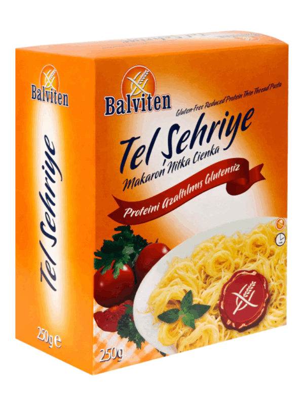 Balviten Glutensiz ve Düşük Proteinli Tel Şehriye - Makaron Nitka Cienka 250 g x 6 Adet