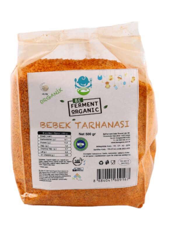 Beferment Organic Bebek Tarhanası 500 g x 4 Adet