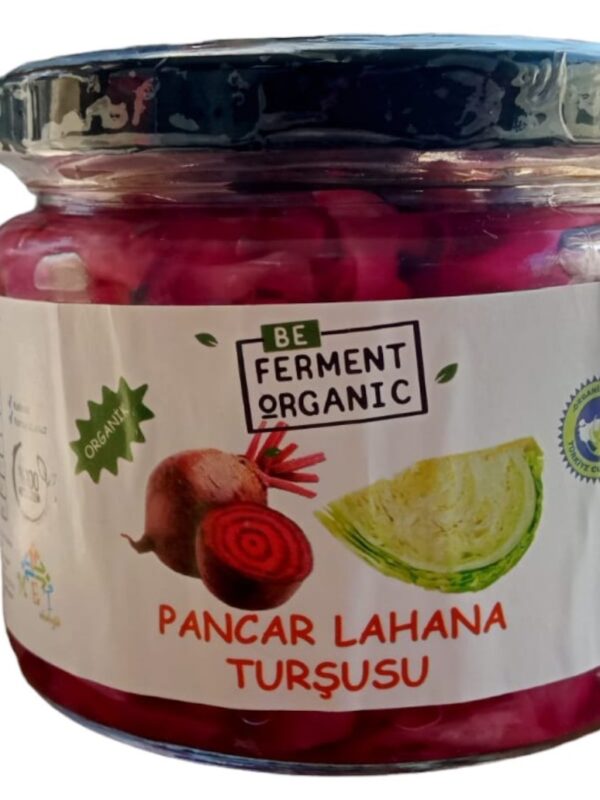 Beferment Organic Pancar + Lahana Turşusu 250 g x 4 Adet