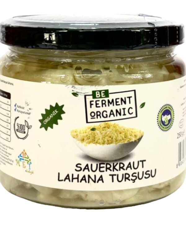 Beferment Organic Sade Saurkraut Lahana Turşusu 250 g x 4 Adet