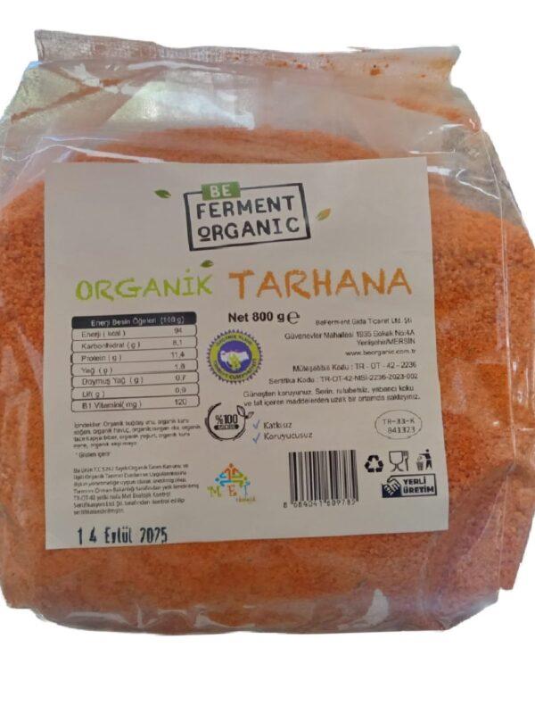 Beferment Organic Tarhana 800 g x 4 Adet