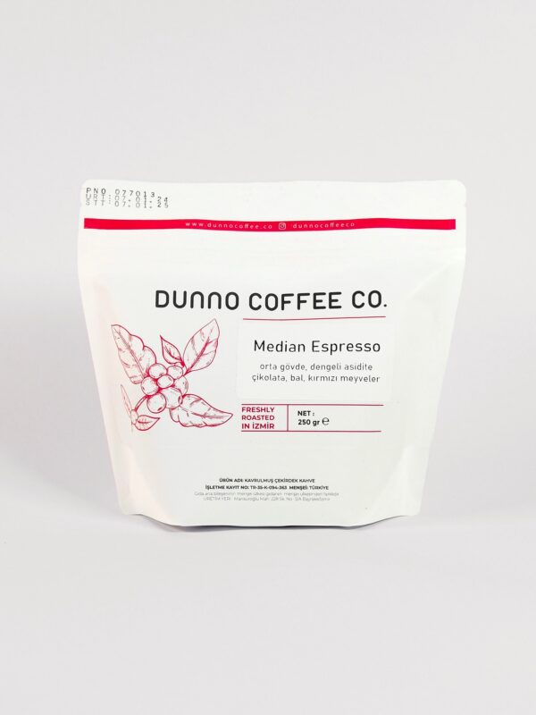 Dunno Median Espresso Blend Çekirdek Kahve 250 g