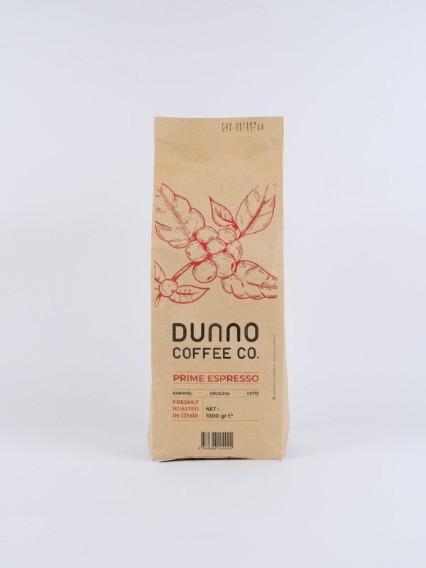 Dunno Prime Espresso Blend Çekirdek Kahve 1 kg