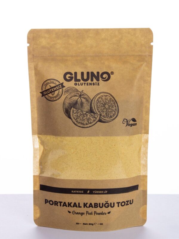 Gluno Glutensiz Portakal Kabuğu Tozu 80 g