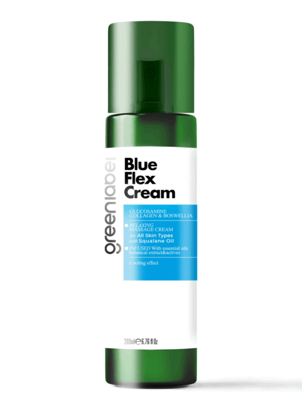 Greenlabel Blue Flex Cream Köpek Balığı Kıkırdağı & Glukozamin & MSM Vücut Jeli 200 mL x 12 Adet