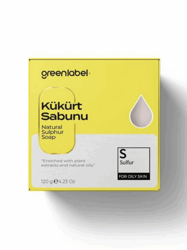 Greenlabel Doğal Kükürt Sabunu 120 g x 12 Adet