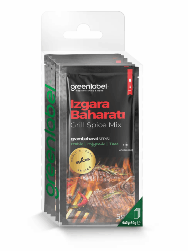 Greenlabel Gram Baharat Et - Izgara Baharatı 5 g 6'lı Paket x 12 Adet