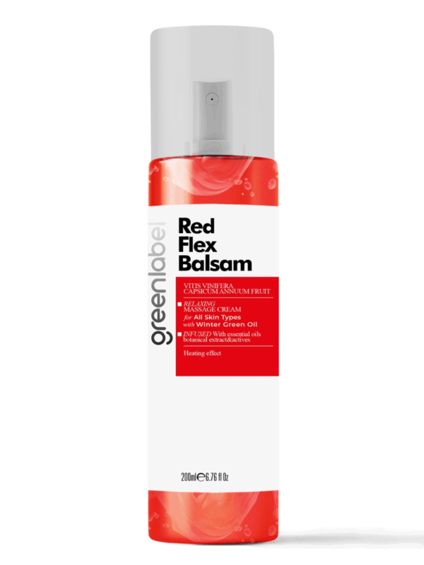 Greenlabel Red Flex Balsam Pferdebalsam Isıtıcı Vücut Jeli 200 mL x 12 Adet