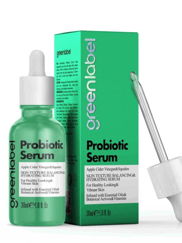 Greenlabel Aydınlatıcı, Yenileyici ve Cilt Bariyeri Güçlendirici Pre+Probiyotik Serum 30 mL x 12 Adet