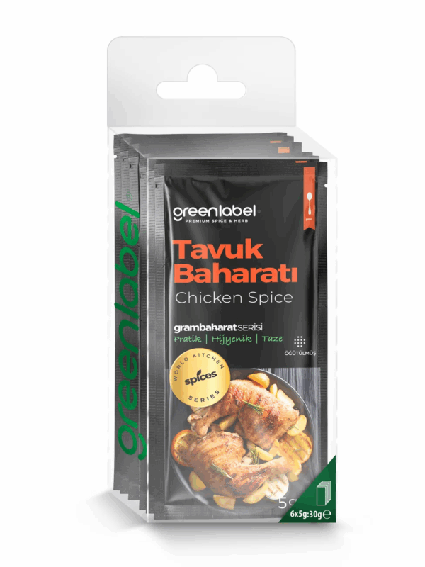 Greenlabel Gram Baharat Tavuk Baharatı 5 g 6'lı Paket x 12 Adet