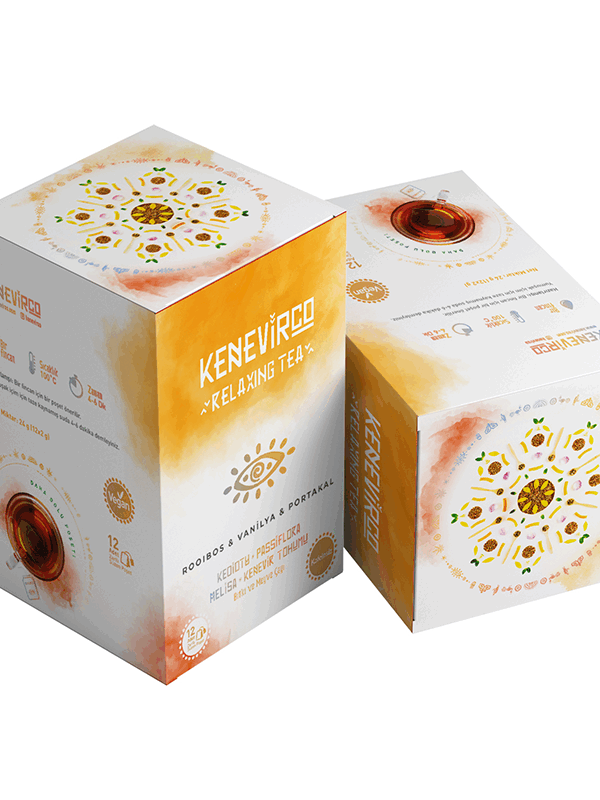 KenevirCo Rooibos Vanilya Portakallı Kenevir Tohumu Çayı 24 g x 20 Adet