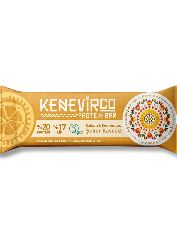 KenevirCo Portakallı Protein Bar 40 g x 12 Adet
