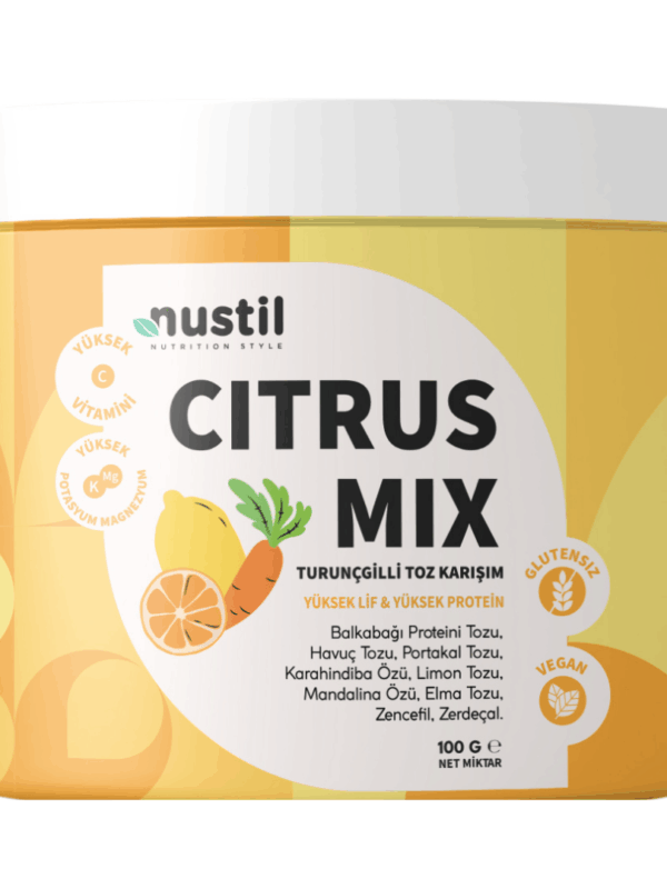 Nustil Citrus Mix – Turunçgilli Toz Karışım 100 g x 3 Adet