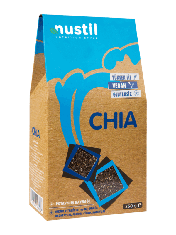 Nustil Glutensiz Chia Tohumu 350 g x 6 Adet