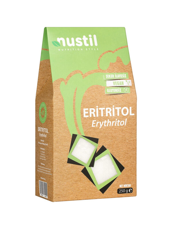 Nustil Glutensiz Eritritol Doğal Tatlandırıcı 250 g x 6 Adet
