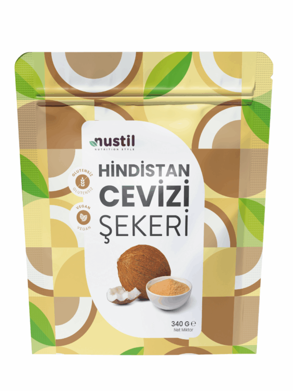 Nustil Glutensiz Hindistan Cevizi Şekeri 340 g x 3 Adet