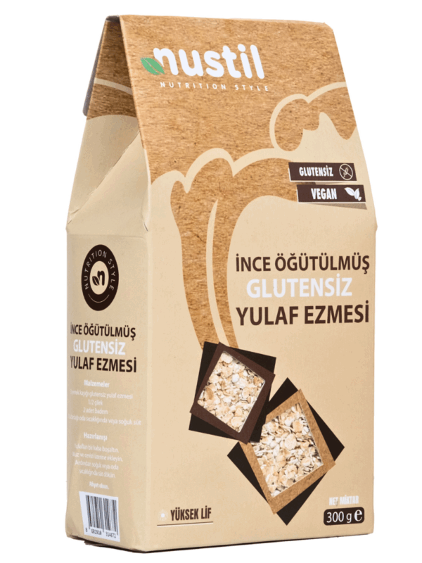 Nustil Glutensiz İnce Öğütülmüş Yulaf Ezmesi 300 g x 6 Adet