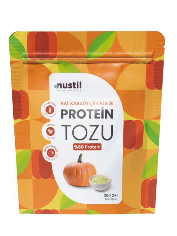 Nustil Glutensiz Bal Kabağı Çekirdeği Proteini Tozu 350 g x 3 Adet