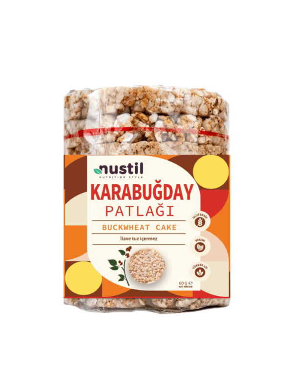 Nustil Glutensiz Karabuğday Patlağı 60 g x 12 Adet
