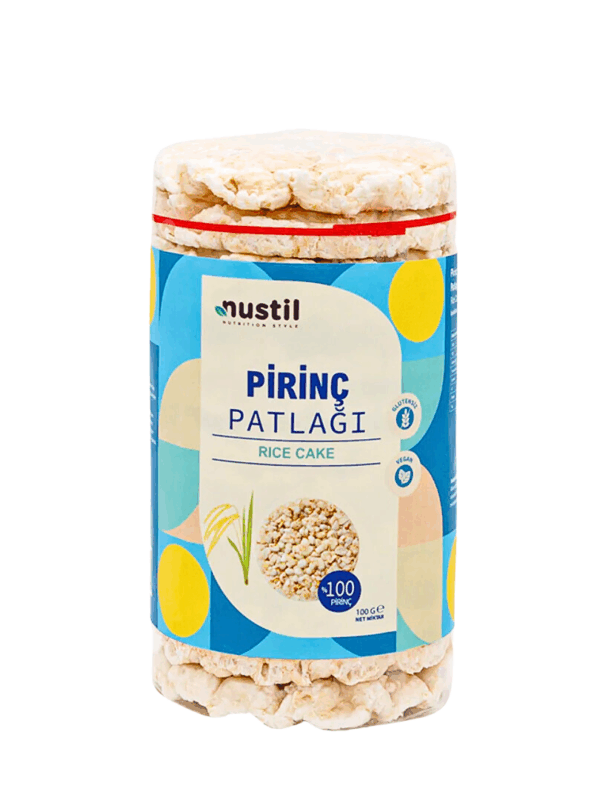 Nustil Glutensiz Pirinç Patlağı 100 g x 12 Adet