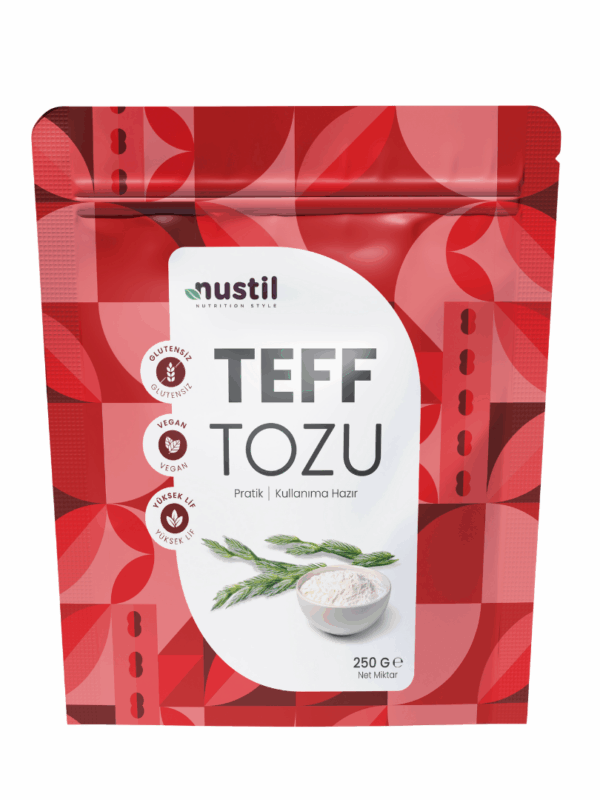 Nustil Glutensiz Teff Tozu 250 g x 3 Adet