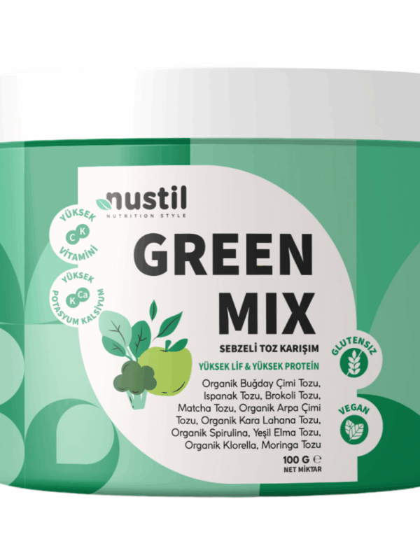 Nustil Green Mix – Sebzeli Toz Karışım 100 g x 3 Adet
