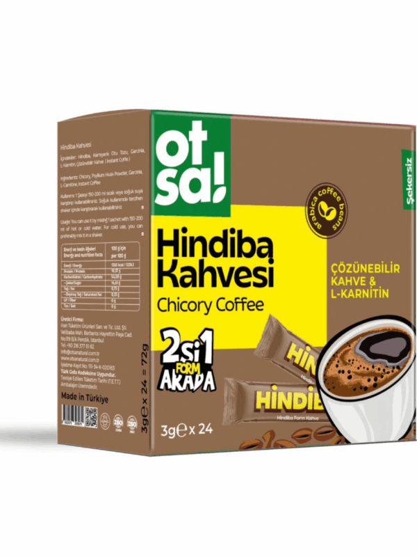 Otsa Hindiba Form Kahve 24'lü x 12 Adet