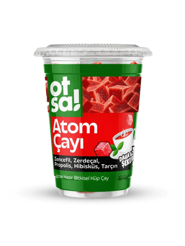 Otsa Küp Atom Çayı Şekeri Azaltılmış 170 g x 12 Adet