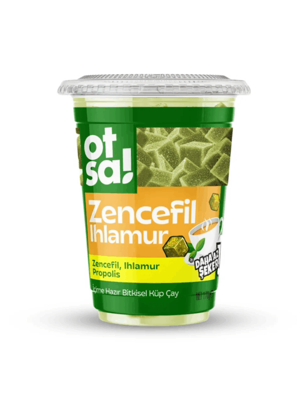 Otsa Küp Zencefil Ihlamur Çayı Şekeri Azaltılmış 170 g x 12 Adet