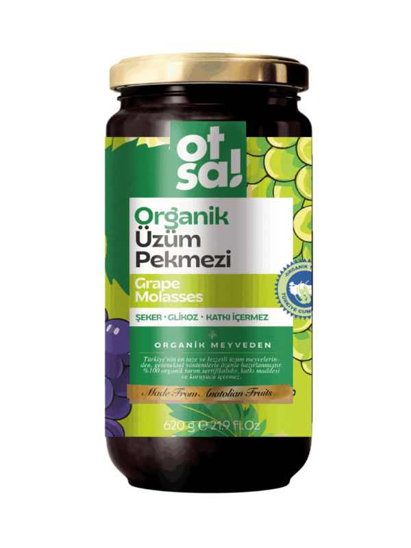 Otsa Organik Üzüm Pekmezi 620 g x 12 Adet