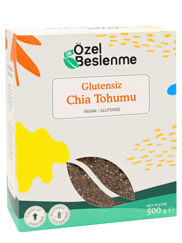 Özel Beslenme Glutensiz Chia Tohumu 500 g x 6 Adet