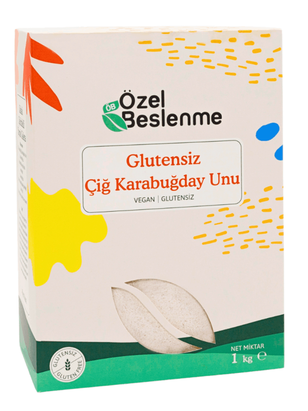 Özel Beslenme Glutensiz Çiğ Karabuğday Unu 1000 g x 3 Adet
