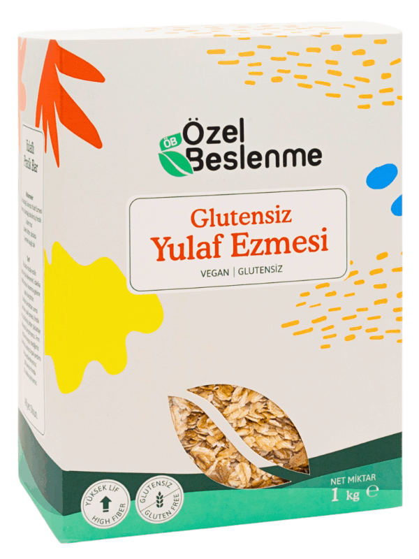 Özel Beslenme Glutensiz Yulaf Ezmesi 1000 g x 3 Adet