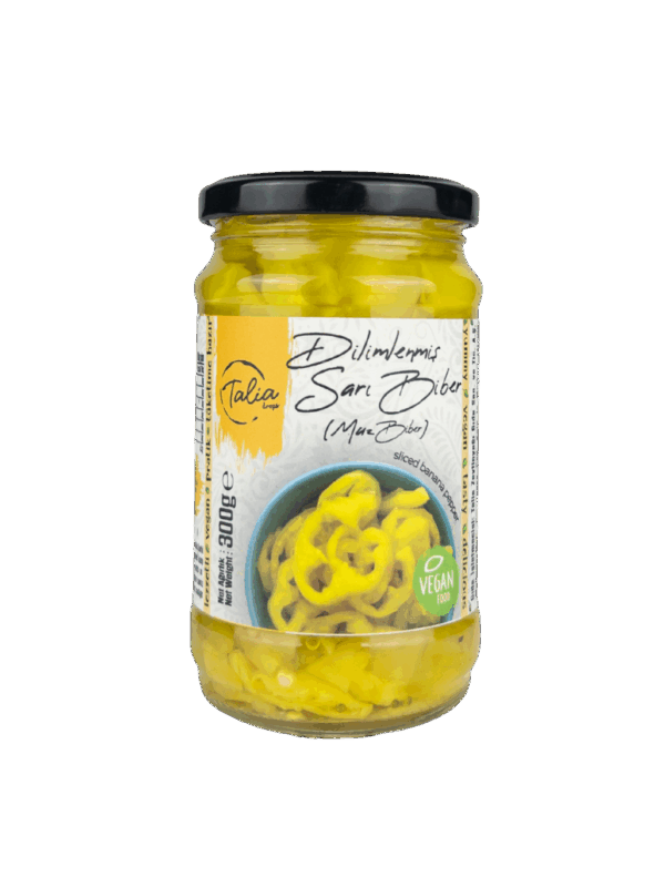 Talia Dilimlenmiş Sarı Biber 300 g  x 12 Adet