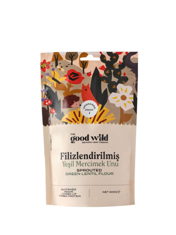 The Good Wild Filizlendirilmiş Kırmızı Mercimek Unu 300 g
