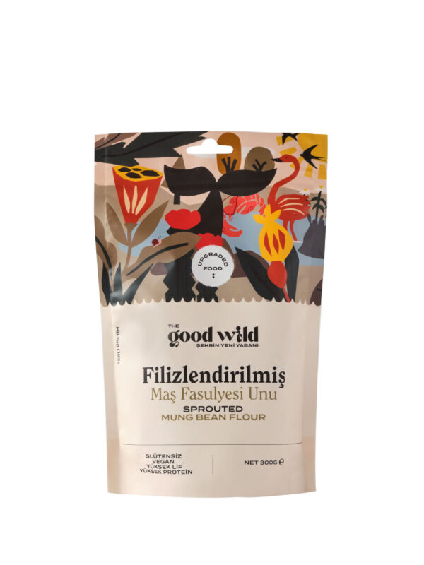 The Good Wild Filizlendirilmiş Maş Fasulyesi Unu 300 g