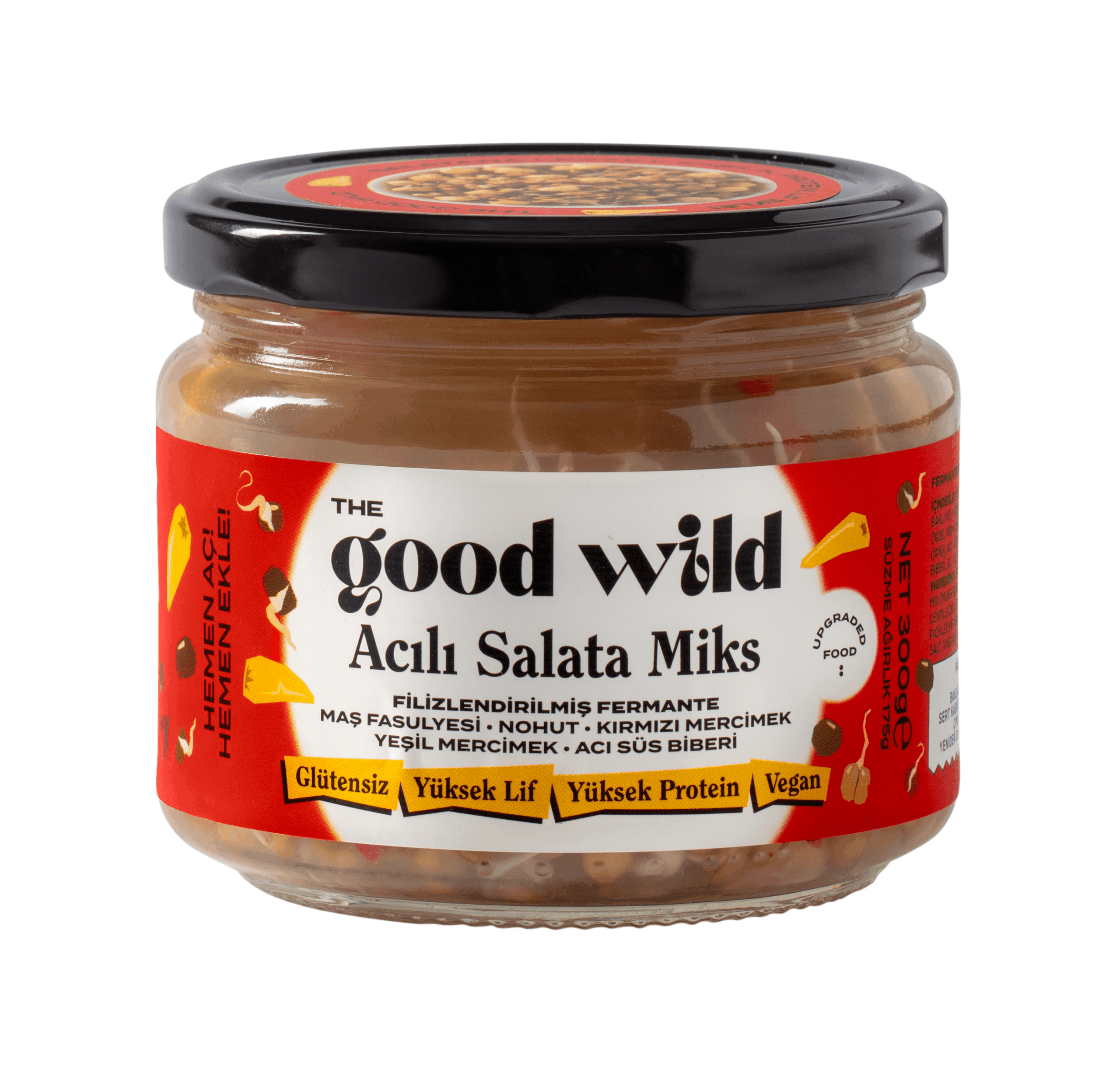 The Good Wild Filizlendirilmiş Fermante Salata Miks Acılı 300 g