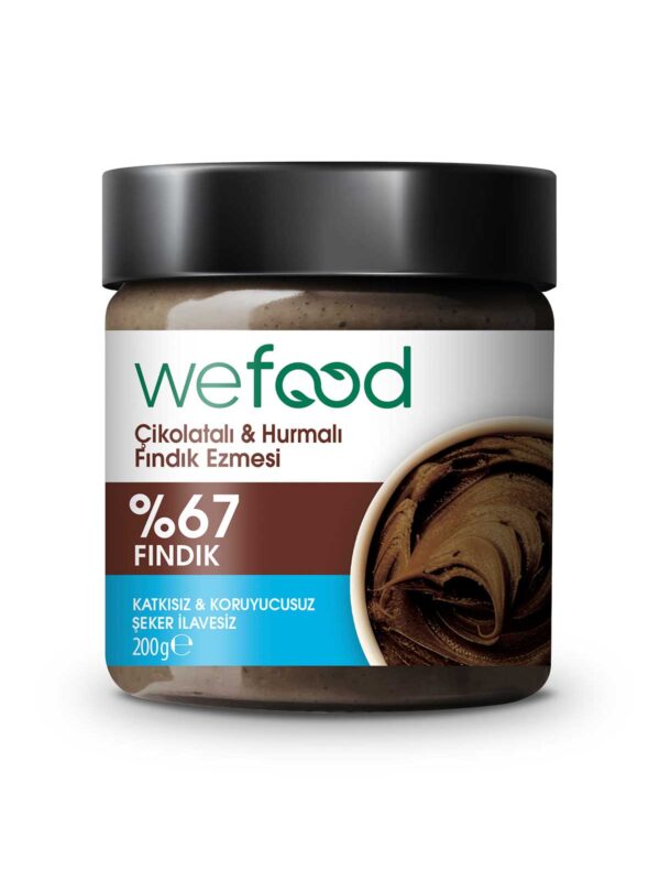 Wefood Çikolatalı Hurmalı Fındık Ezmesi 200 g