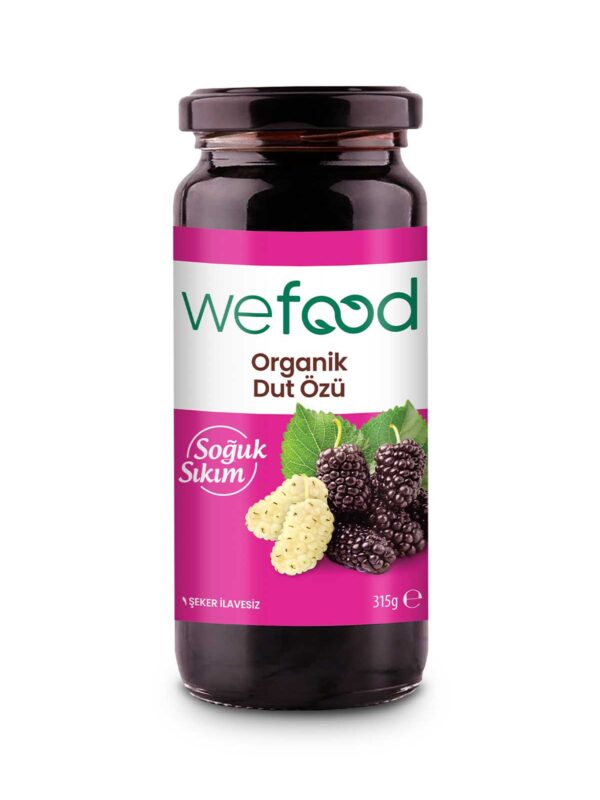Wefood Soğuk Sıkım Organik Dut Özü 315 g