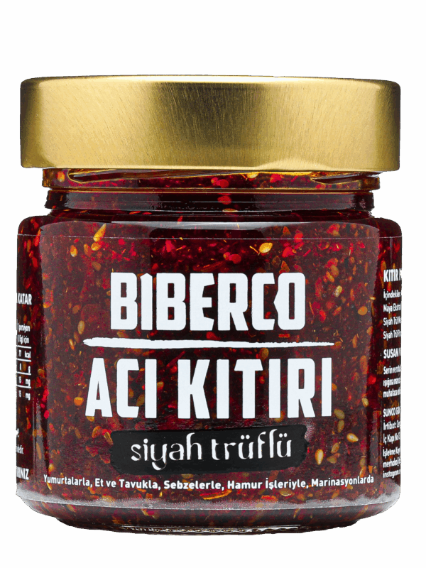 Biberco Siyah Trüflü Acı Kıtırı 200 g x 16 Adet