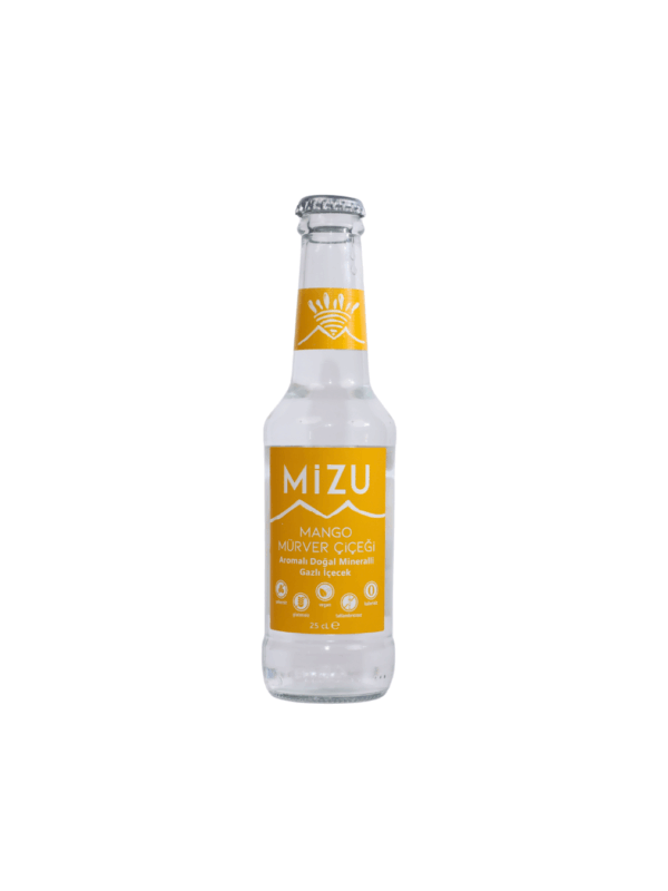 Mango Mürver Çiçeği Aromalı Doğal Mineralli Gazlı İçecek 250 mL
